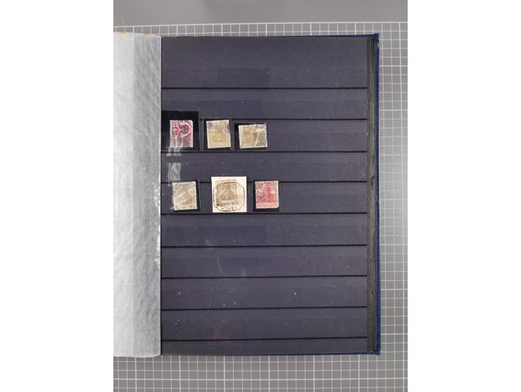 1900/22, fast 60 Briefe und Karten mit Germania-Frankaturen inkl. Aufdruckausgaben der Abstimmungesgebiete, dabei R-Briefe, i