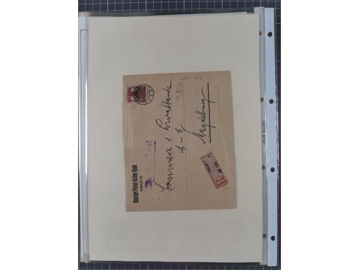 1890/1920, meist ungebrauchte und gestempelte Sammlung “Germania” mit über 40 Briefen, Karten und GSK inkl. Abstimmungsgebiet