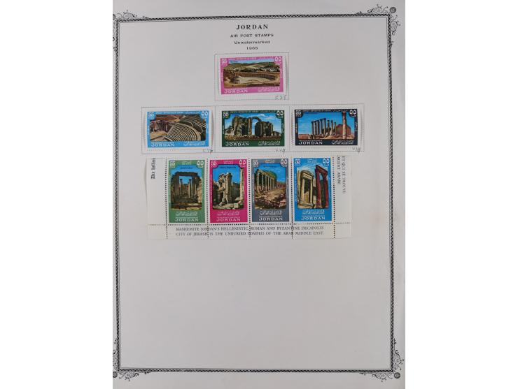 1920/70, Collection on album pages including imperf pairs and varieties, additional Iraq, Mosul and Palestine overprints.