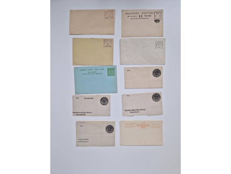 1880/1900 (ca.), about 150 postal stationery cards and envelopes, unused and used,including some with additional franking