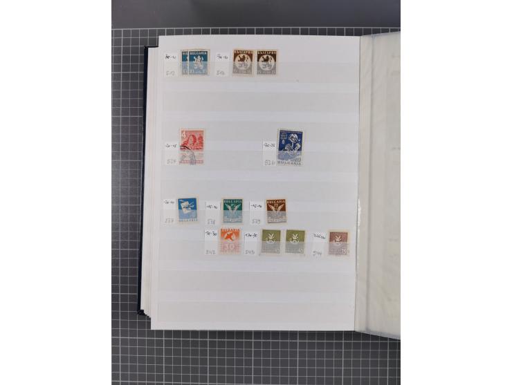 1879/2002 (ca.), mint never hinged/unused and used collection with duplicates, noted Bulgaria, Albania, Croatia, etc., mixed 
