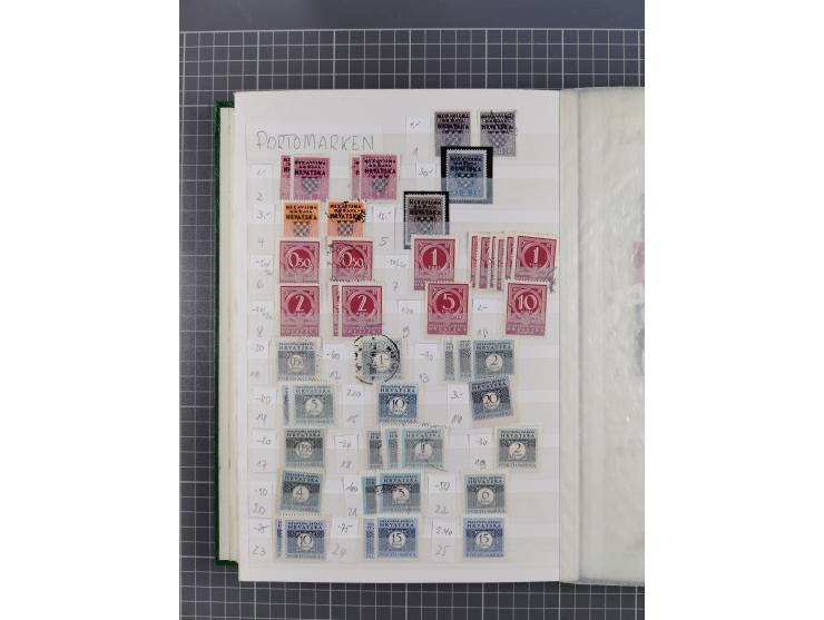 1879/2002 (ca.), mint never hinged/unused and used collection with duplicates, noted Bulgaria, Albania, Croatia, etc., mixed 