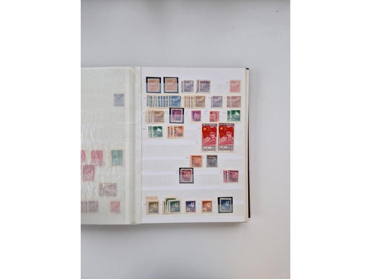 1854/2000 (ca.), large overseas mint never hinged/unused and used accumulation with duplicates, noted China, USA, India, Fren