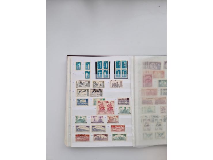 1854/2000 (ca.), large overseas mint never hinged/unused and used accumulation with duplicates, noted China, USA, India, Fren