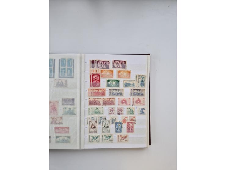 1854/2000 (ca.), large overseas mint never hinged/unused and used accumulation with duplicates, noted China, USA, India, Fren