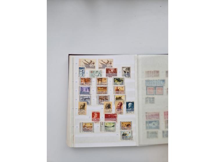 1854/2000 (ca.), large overseas mint never hinged/unused and used accumulation with duplicates, noted China, USA, India, Fren