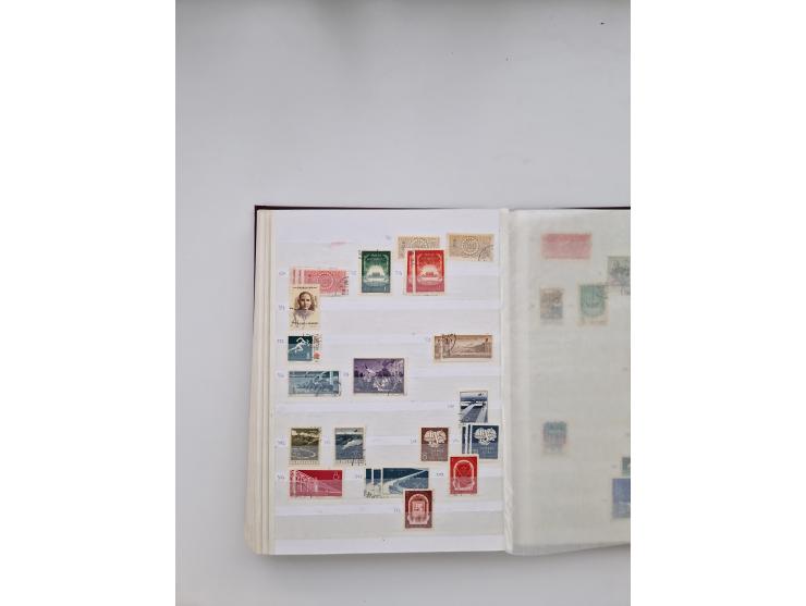 1854/2000 (ca.), large overseas mint never hinged/unused and used accumulation with duplicates, noted China, USA, India, Fren