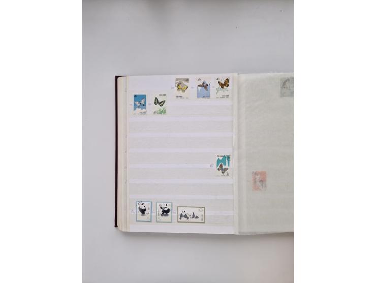 1854/2000 (ca.), large overseas mint never hinged/unused and used accumulation with duplicates, noted China, USA, India, Fren