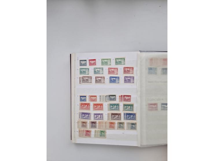 1854/2000 (ca.), large overseas mint never hinged/unused and used accumulation with duplicates, noted China, USA, India, Fren