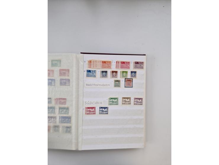 1854/2000 (ca.), large overseas mint never hinged/unused and used accumulation with duplicates, noted China, USA, India, Fren