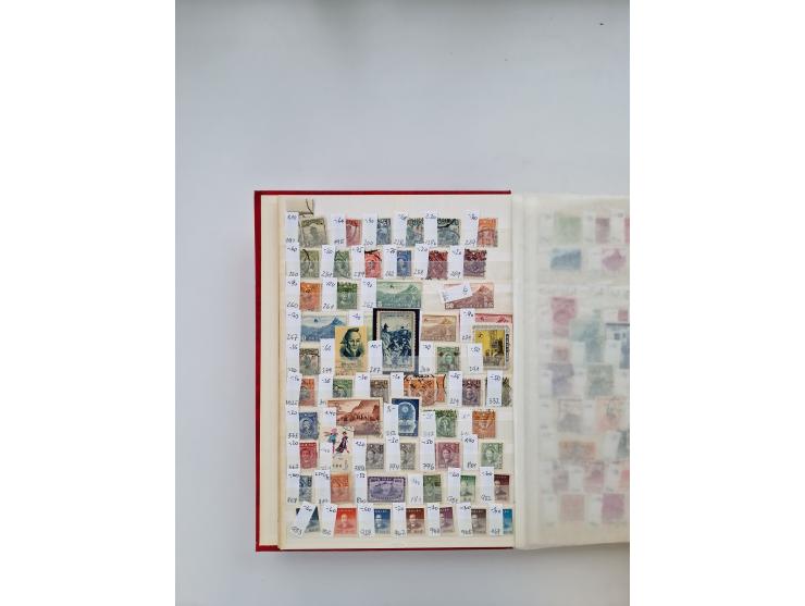 1854/2000 (ca.), large overseas mint never hinged/unused and used accumulation with duplicates, noted China, USA, India, Fren