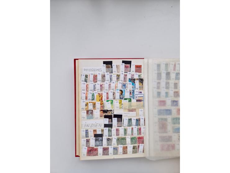 1854/2000 (ca.), large overseas mint never hinged/unused and used accumulation with duplicates, noted China, USA, India, Fren