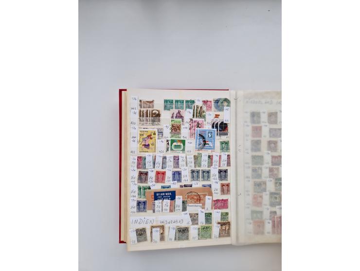 1854/2000 (ca.), large overseas mint never hinged/unused and used accumulation with duplicates, noted China, USA, India, Fren