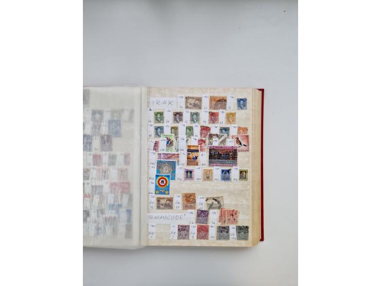 1854/2000 (ca.), large overseas mint never hinged/unused and used accumulation with duplicates, noted China, USA, India, Fren