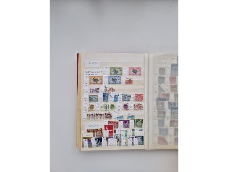 1854/2000 (ca.), large overseas mint never hinged/unused and used accumulation with duplicates, noted China, USA, India, Fren