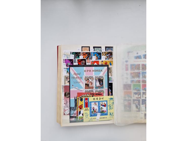 1854/2000 (ca.), large overseas mint never hinged/unused and used accumulation with duplicates, noted China, USA, India, Fren