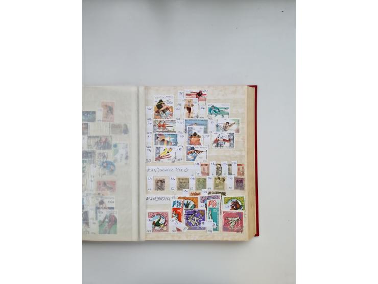 1854/2000 (ca.), large overseas mint never hinged/unused and used accumulation with duplicates, noted China, USA, India, Fren