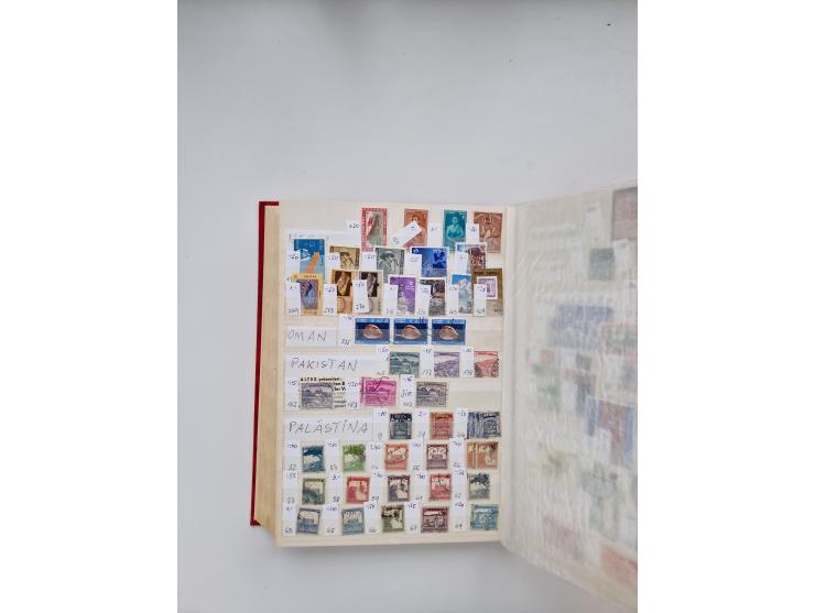 1854/2000 (ca.), large overseas mint never hinged/unused and used accumulation with duplicates, noted China, USA, India, Fren