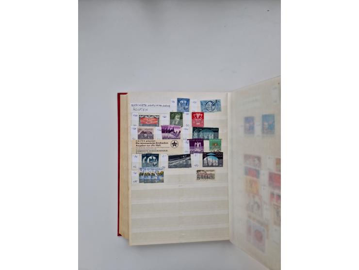 1854/2000 (ca.), large overseas mint never hinged/unused and used accumulation with duplicates, noted China, USA, India, Fren