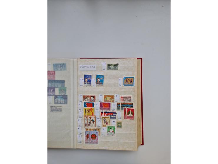 1854/2000 (ca.), large overseas mint never hinged/unused and used accumulation with duplicates, noted China, USA, India, Fren