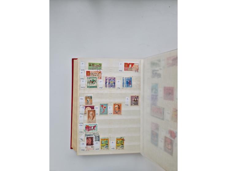 1854/2000 (ca.), large overseas mint never hinged/unused and used accumulation with duplicates, noted China, USA, India, Fren