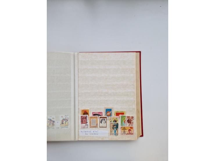 1854/2000 (ca.), large overseas mint never hinged/unused and used accumulation with duplicates, noted China, USA, India, Fren