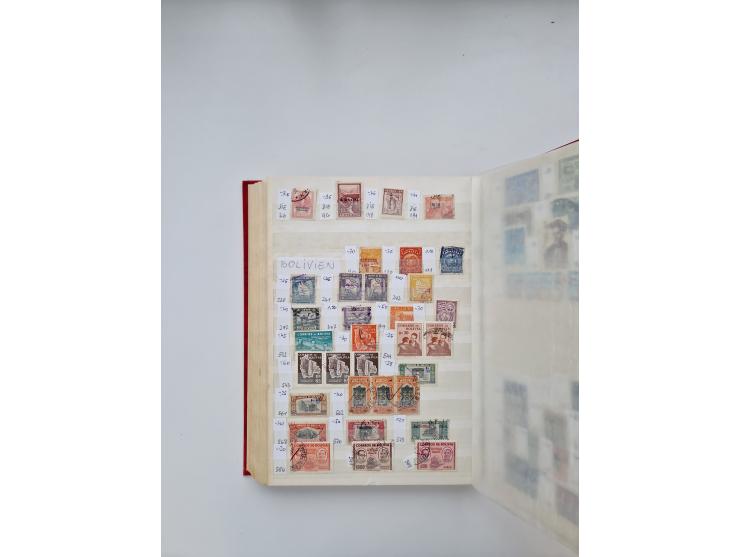 1854/2000 (ca.), large overseas mint never hinged/unused and used accumulation with duplicates, noted China, USA, India, Fren