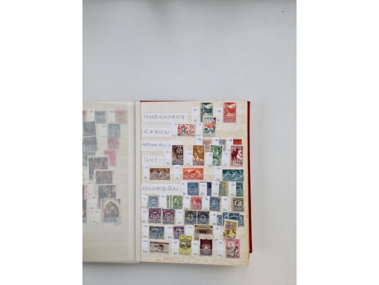 1854/2000 (ca.), large overseas mint never hinged/unused and used accumulation with duplicates, noted China, USA, India, Fren