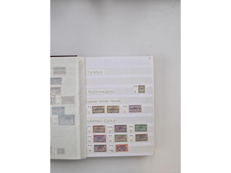 1854/2000 (ca.), large overseas mint never hinged/unused and used accumulation with duplicates, noted China, USA, India, Fren