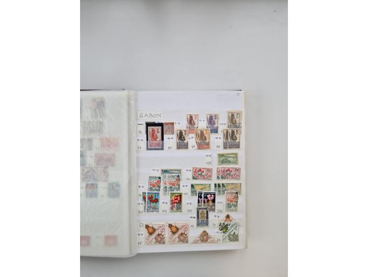 1854/2000 (ca.), large overseas mint never hinged/unused and used accumulation with duplicates, noted China, USA, India, Fren