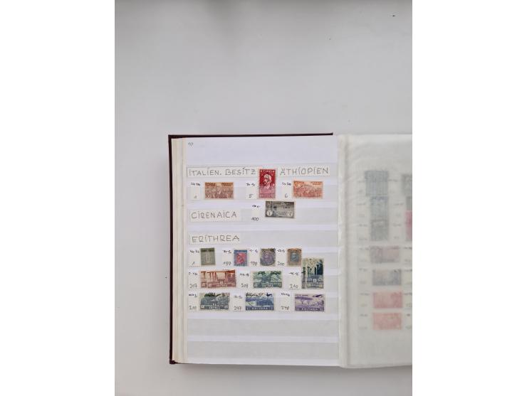 1854/2000 (ca.), large overseas mint never hinged/unused and used accumulation with duplicates, noted China, USA, India, Fren