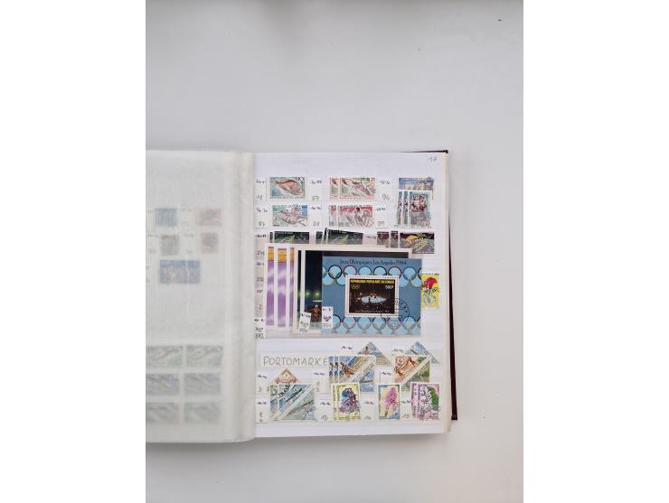 1854/2000 (ca.), large overseas mint never hinged/unused and used accumulation with duplicates, noted China, USA, India, Fren