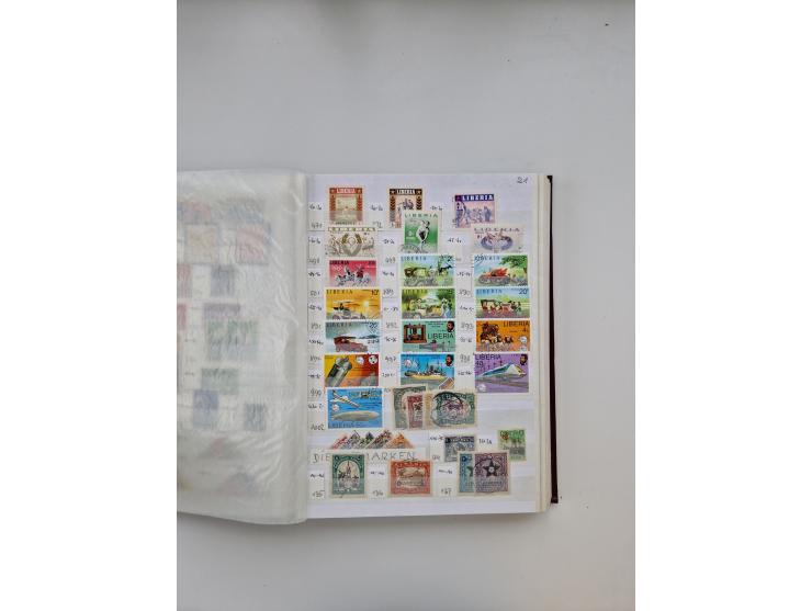 1854/2000 (ca.), large overseas mint never hinged/unused and used accumulation with duplicates, noted China, USA, India, Fren