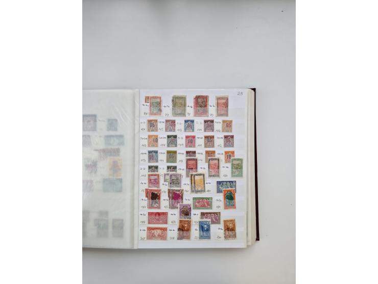 1854/2000 (ca.), large overseas mint never hinged/unused and used accumulation with duplicates, noted China, USA, India, Fren