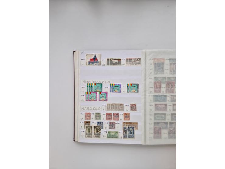 1854/2000 (ca.), large overseas mint never hinged/unused and used accumulation with duplicates, noted China, USA, India, Fren