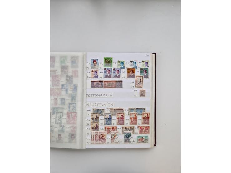 1854/2000 (ca.), large overseas mint never hinged/unused and used accumulation with duplicates, noted China, USA, India, Fren