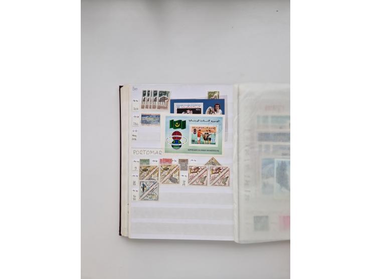 1854/2000 (ca.), large overseas mint never hinged/unused and used accumulation with duplicates, noted China, USA, India, Fren