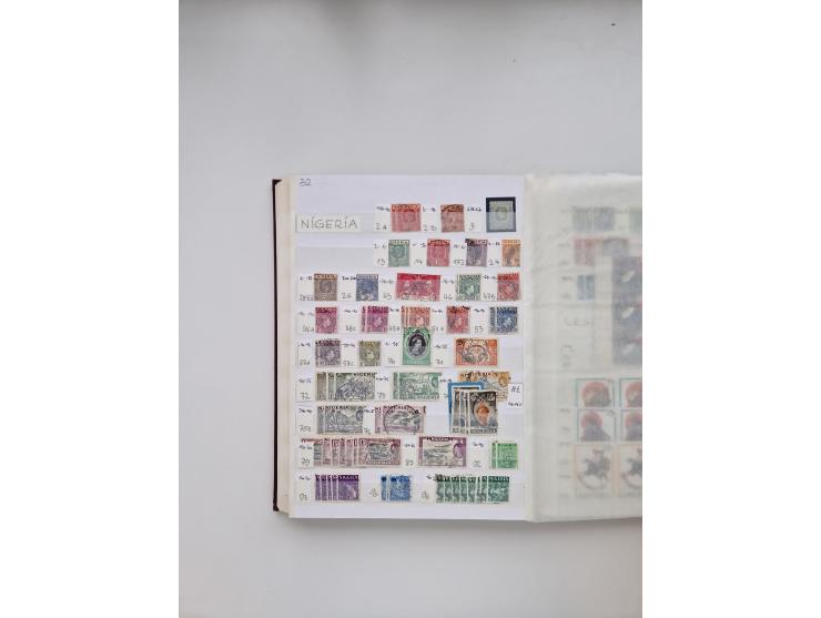 1854/2000 (ca.), large overseas mint never hinged/unused and used accumulation with duplicates, noted China, USA, India, Fren