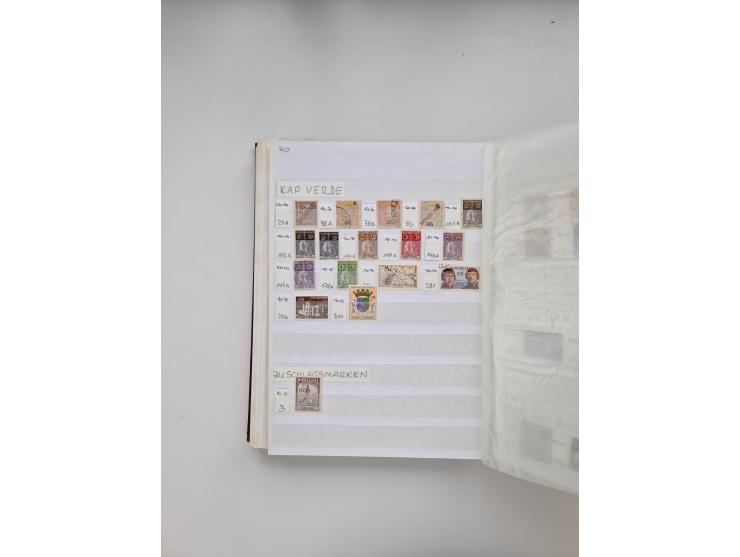 1854/2000 (ca.), large overseas mint never hinged/unused and used accumulation with duplicates, noted China, USA, India, Fren