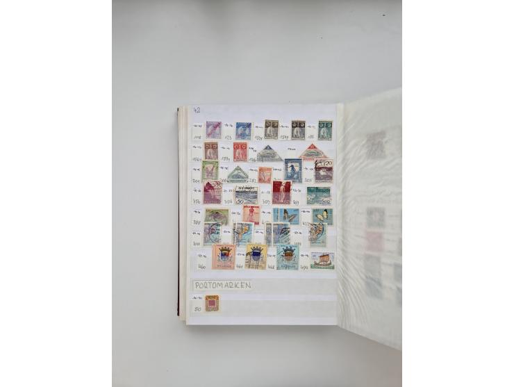 1854/2000 (ca.), large overseas mint never hinged/unused and used accumulation with duplicates, noted China, USA, India, Fren