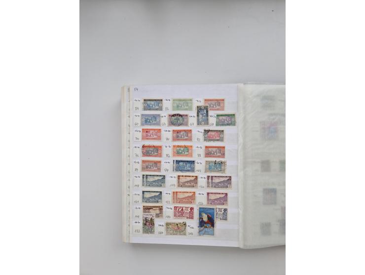 1854/2000 (ca.), large overseas mint never hinged/unused and used accumulation with duplicates, noted China, USA, India, Fren