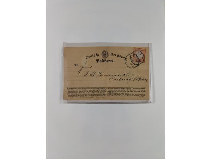 1872/1932, gestempelte Sammlung inkl. Dienstmarken mit vielen besseren und kpl. Ausgaben, Farben, Wasserzeichen-Abarten, Type