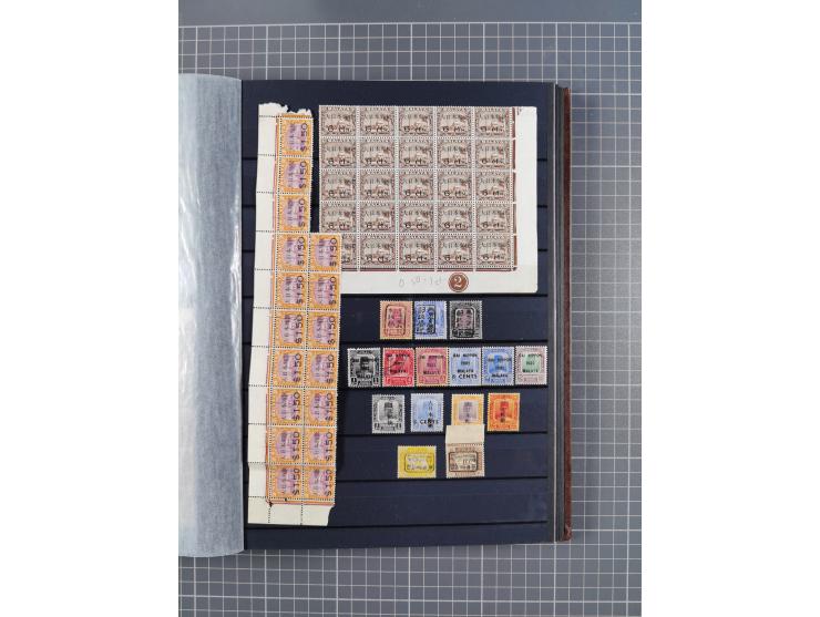 1941/45, collection in thick album, with focus on China, including northern China specified by various provincial imprints, s