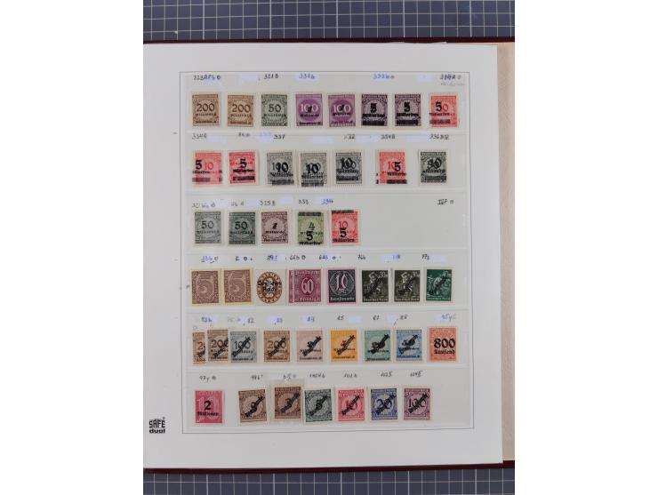 1872/1932, interessante ungebrauchte und postfrische Spezialsammlung inkl. Dienstmarken ab Mi.-Nr. 1 FLZr7 ungebraucht (FB Br