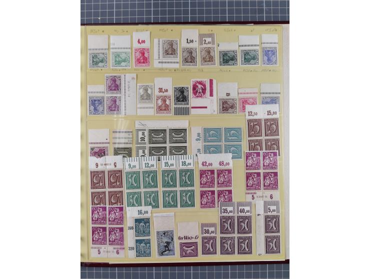 1872/1932, interessante ungebrauchte und postfrische Spezialsammlung inkl. Dienstmarken ab Mi.-Nr. 1 FLZr7 ungebraucht (FB Br