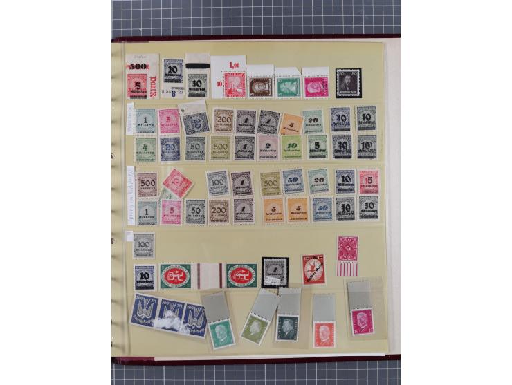 1872/1932, interessante ungebrauchte und postfrische Spezialsammlung inkl. Dienstmarken ab Mi.-Nr. 1 FLZr7 ungebraucht (FB Br