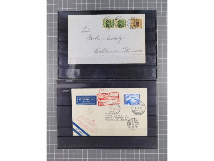 1872/1932, interessante, gestempelte Spezial-Sammlung inkl. Dienstmarken ab Mi.-Nr. 1 mit Schwerpunkt bis 1923 mit Zähnungsbe