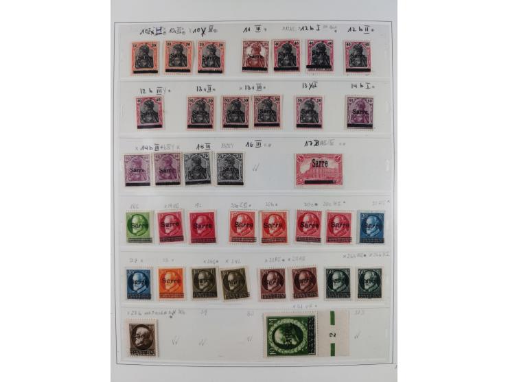 1920/34, in den Hauptnummern augenscheinlich überkomplette, ungebrauchte und postfrische Sammlung inkl. Dienstmarken mit klei