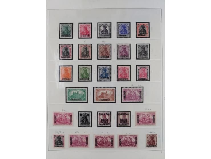 1920/34, in den Hauptnummern augenscheinlich überkomplette, ungebrauchte und postfrische Sammlung inkl. Dienstmarken mit klei