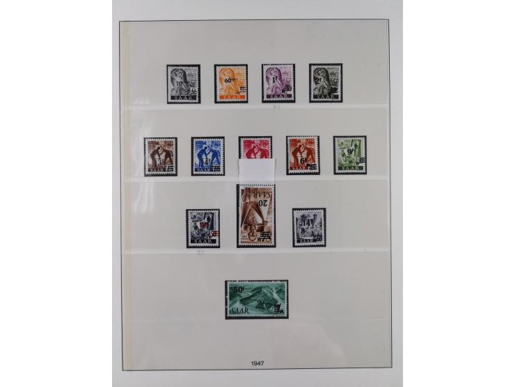 1947/59, in den Hauptnummern überkomplette postfrische Sammlung inkl. Dienstmarken und Urdrucksatz (die besseren Werte alle d